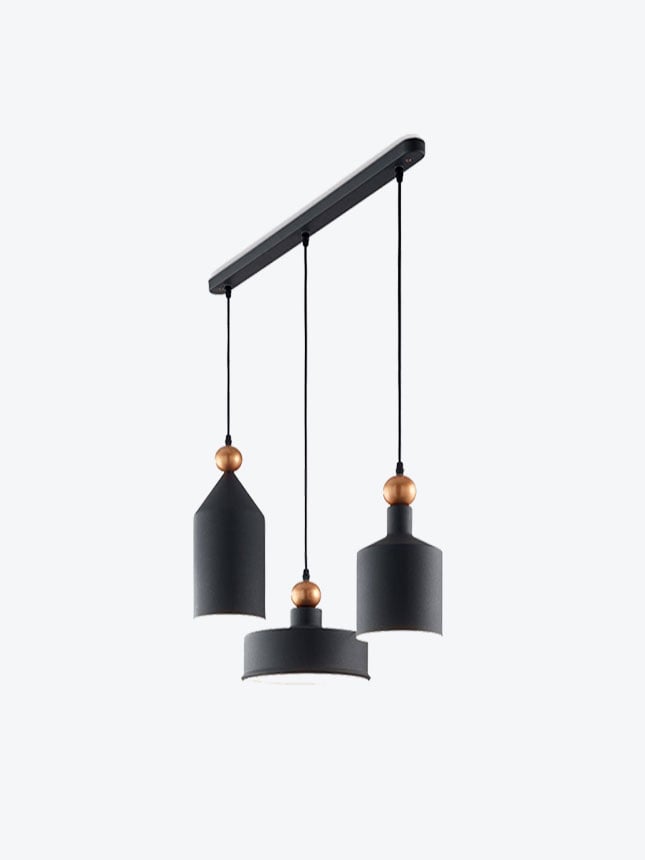 Lustre en bois massif - Image 4